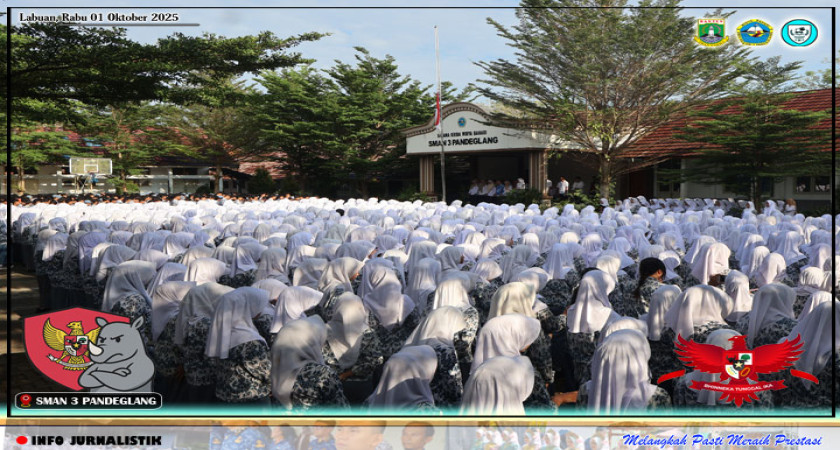 SMAN 3 Pandeglang Gelar Upacara Hari Kesaktian Pancasila: “Momen Refleksi dan Semangat Kebangsaan”