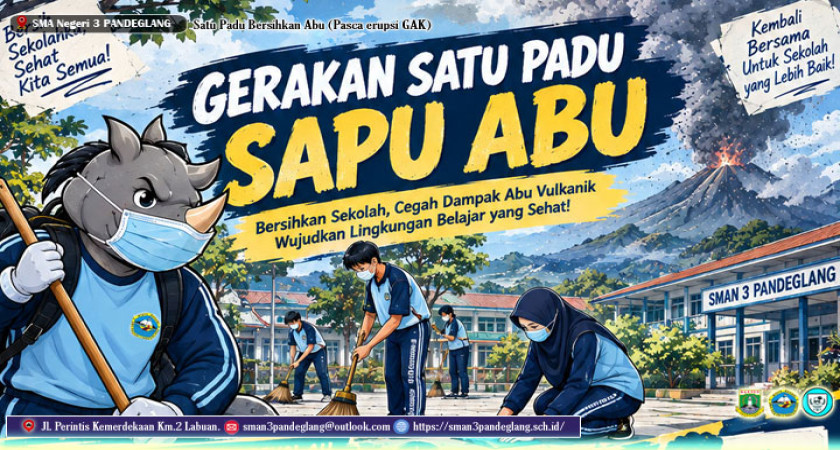 Pagi yang Berdebu, Hati yang Peduli : Gerakan Satu Padu bersihkan Sapu Abu