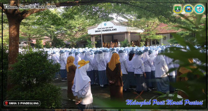 Hangatnya Kebersamaan Setelah Lebaran di Upacara SMAN 3 PANDEGLANG