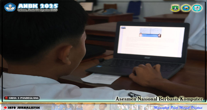 PELAKSANAAN ANBK 2025 DI SMAN 3 PANDEGLANG BERJALAN SECARA KONDUSIF