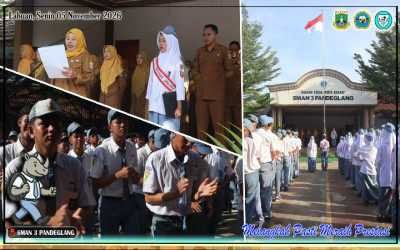 Semester Baru, Semangat Baru di SMAN 3 Pandeglang