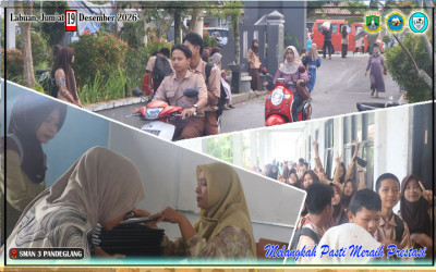 Pembagian Rapor Semester 1 tahun 2025 : Momen Refleksi dan Evaluasi di SMAN 3 Pandeglang